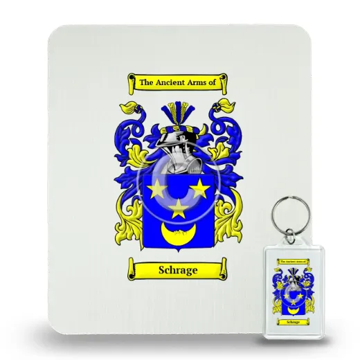 Schrage Mouse Pad and Keychain Combo Package
