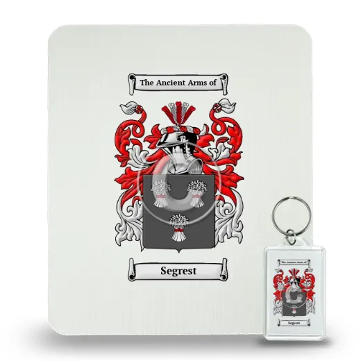 Segrest Mouse Pad and Keychain Combo Package