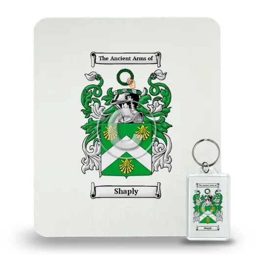 Shaply Mouse Pad and Keychain Combo Package