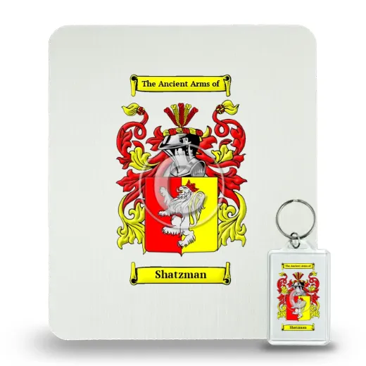 Shatzman Mouse Pad and Keychain Combo Package
