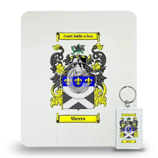 Sheera Mouse Pad and Keychain Combo Package