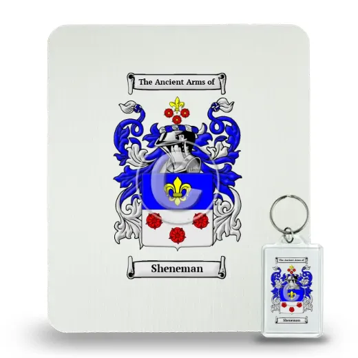 Sheneman Mouse Pad and Keychain Combo Package