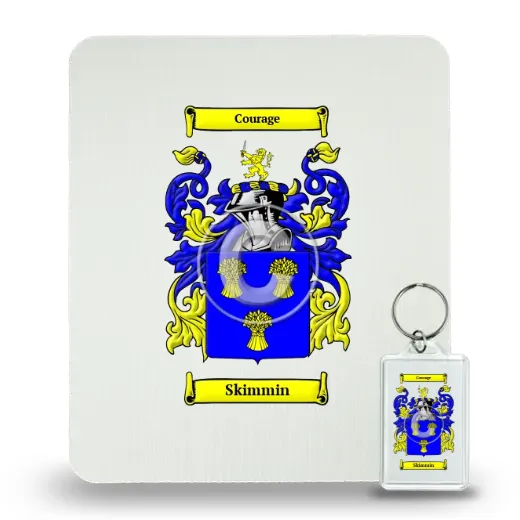 Skimmin Mouse Pad and Keychain Combo Package