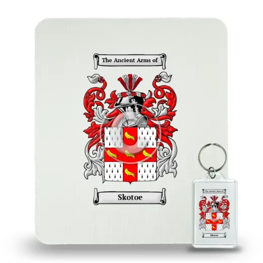 Skotoe Mouse Pad and Keychain Combo Package
