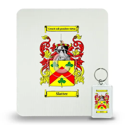 Slatter Mouse Pad and Keychain Combo Package