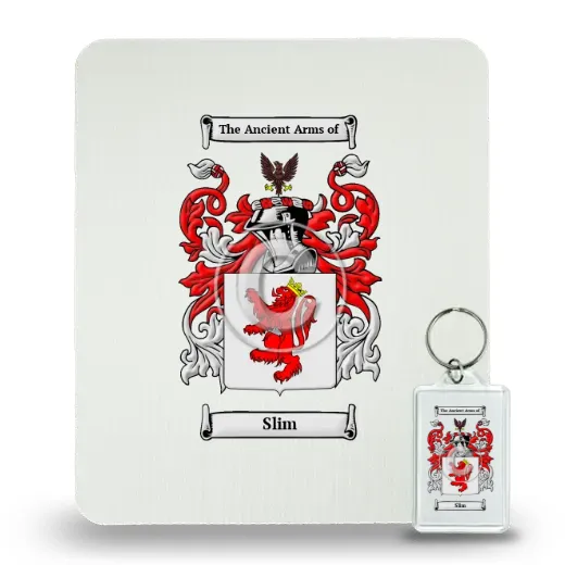 Slim Mouse Pad and Keychain Combo Package