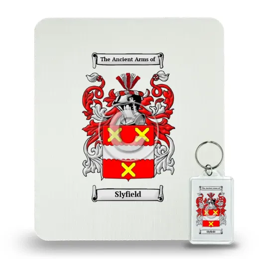 Slyfield Mouse Pad and Keychain Combo Package