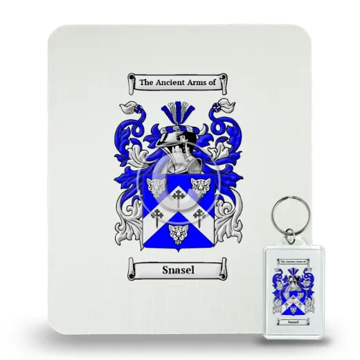 Snasel Mouse Pad and Keychain Combo Package