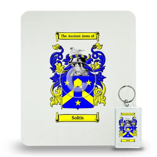 Soltis Mouse Pad and Keychain Combo Package