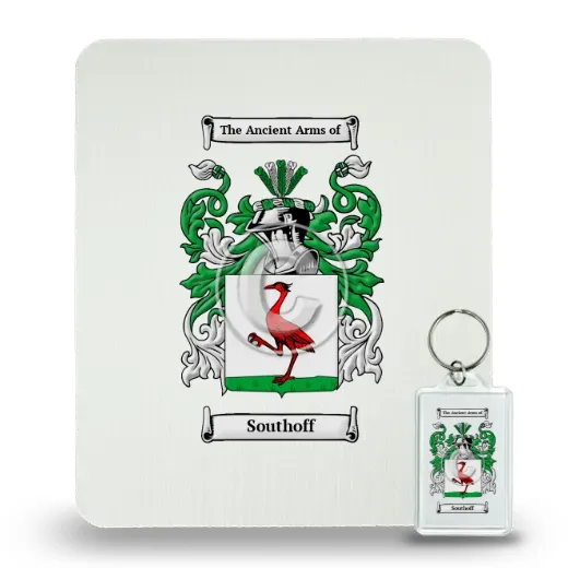Southoff Mouse Pad and Keychain Combo Package