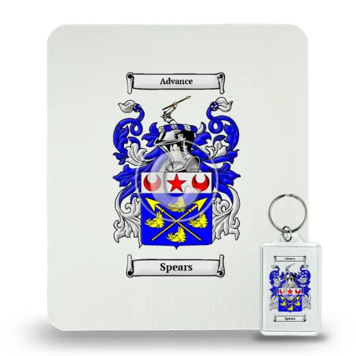 Spears Mouse Pad and Keychain Combo Package