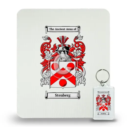 Stenberg Mouse Pad and Keychain Combo Package