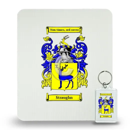 Straughn Mouse Pad and Keychain Combo Package