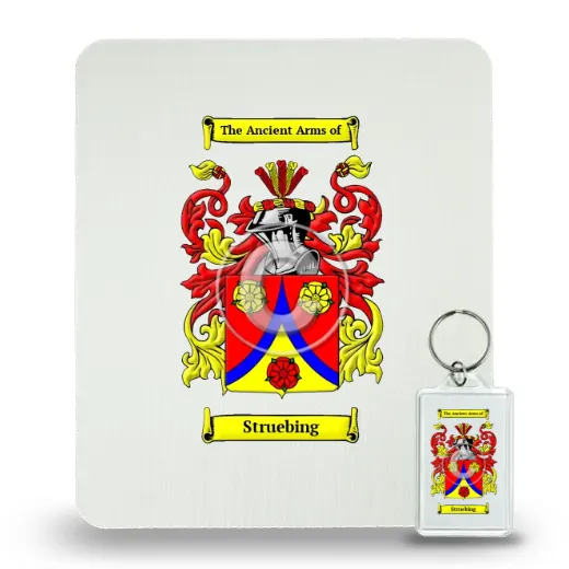 Struebing Mouse Pad and Keychain Combo Package