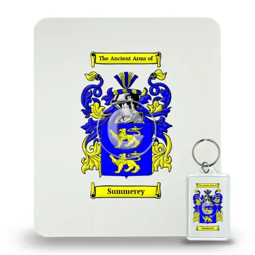 Summerey Mouse Pad and Keychain Combo Package