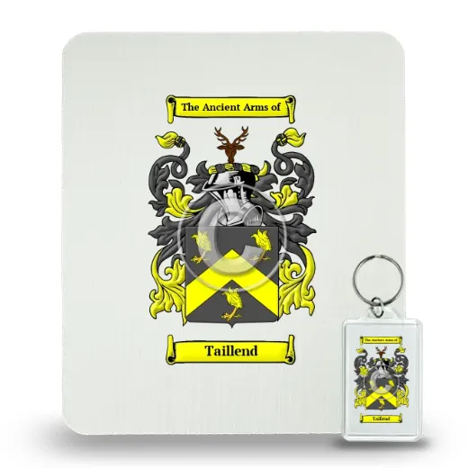 Taillend Mouse Pad and Keychain Combo Package