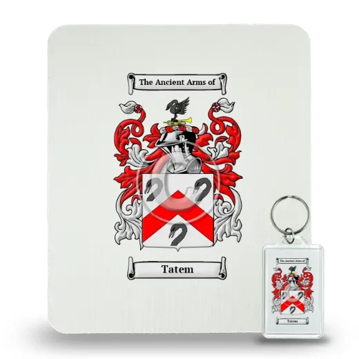 Tatem Mouse Pad and Keychain Combo Package