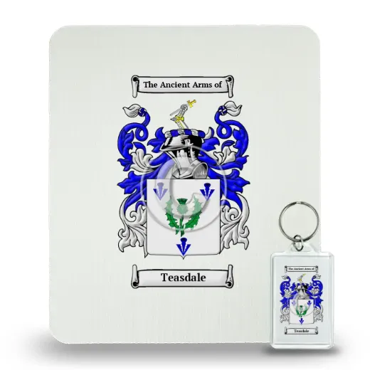 Teasdale Mouse Pad and Keychain Combo Package