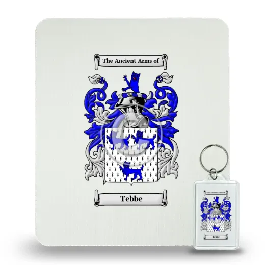 Tebbe Mouse Pad and Keychain Combo Package