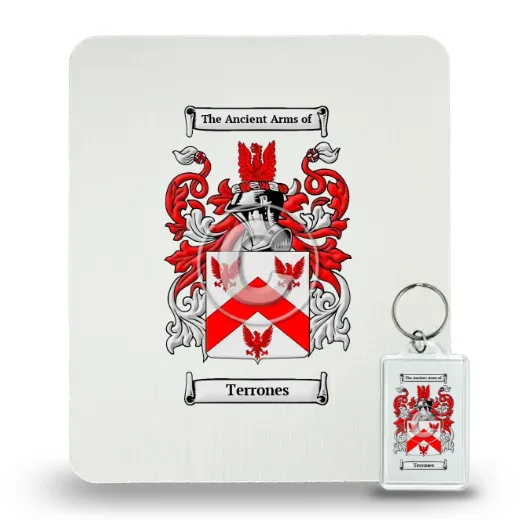 Terrones Mouse Pad and Keychain Combo Package