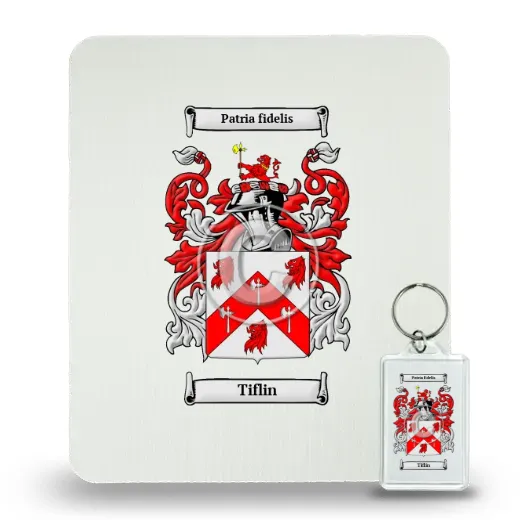 Tiflin Mouse Pad and Keychain Combo Package