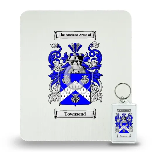 Townsend Mouse Pad and Keychain Combo Package