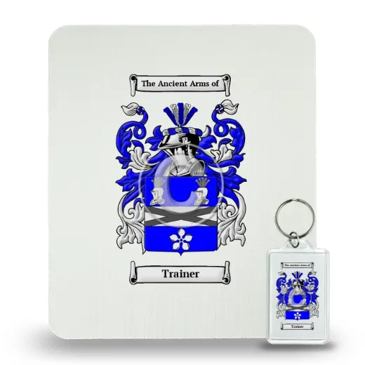 Trainer Mouse Pad and Keychain Combo Package