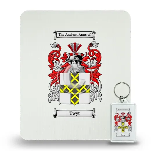Twyt Mouse Pad and Keychain Combo Package
