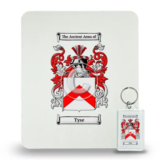 Tyse Mouse Pad and Keychain Combo Package