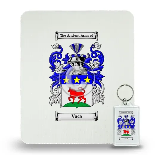 Vaca Mouse Pad and Keychain Combo Package