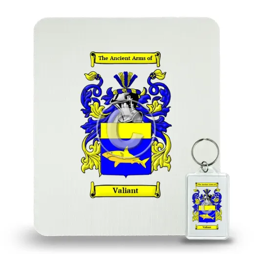 Valiant Mouse Pad and Keychain Combo Package