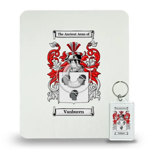 Vanburen Mouse Pad and Keychain Combo Package