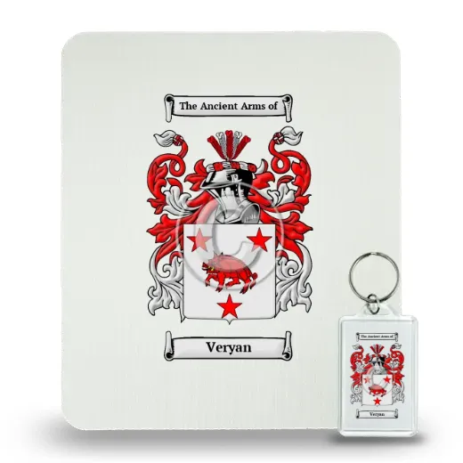 Veryan Mouse Pad and Keychain Combo Package