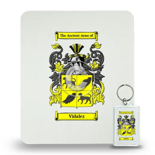 Vidalez Mouse Pad and Keychain Combo Package