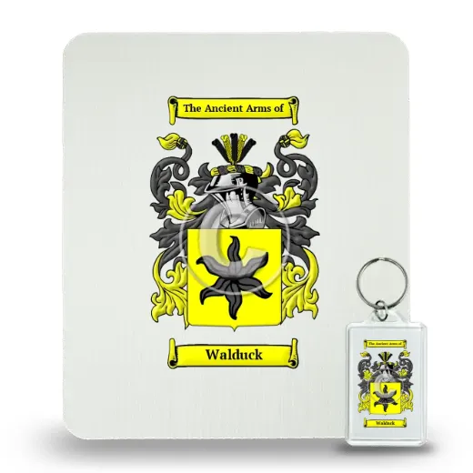 Walduck Mouse Pad and Keychain Combo Package