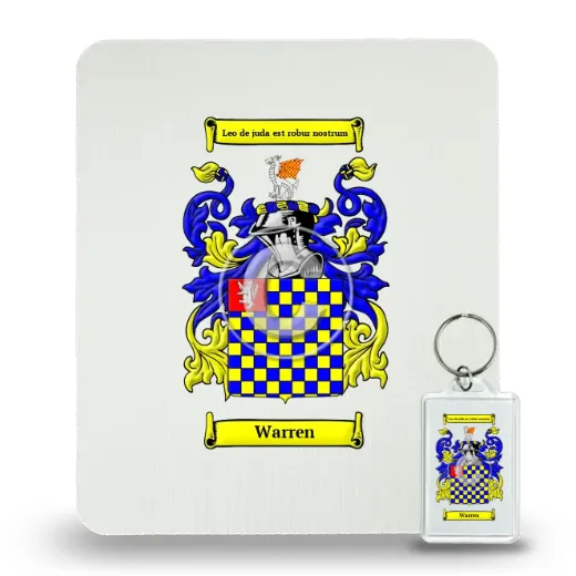 Warren Mouse Pad and Keychain Combo Package
