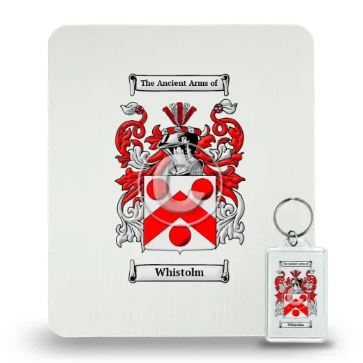 Whistolm Mouse Pad and Keychain Combo Package