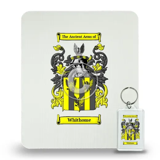 Whithome Mouse Pad and Keychain Combo Package