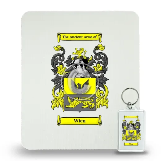 Wien Mouse Pad and Keychain Combo Package