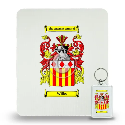 Wilks Mouse Pad and Keychain Combo Package