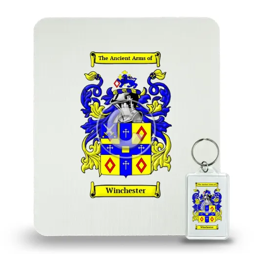 Winchester Mouse Pad and Keychain Combo Package
