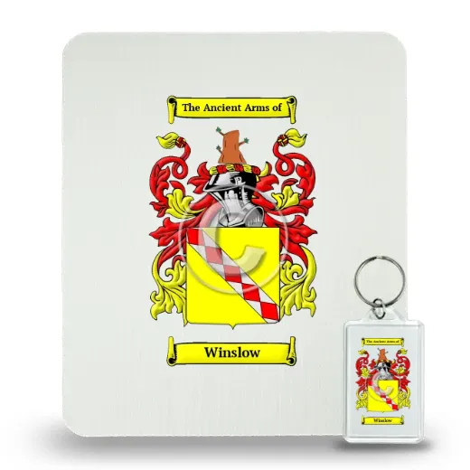Winslow Mouse Pad and Keychain Combo Package