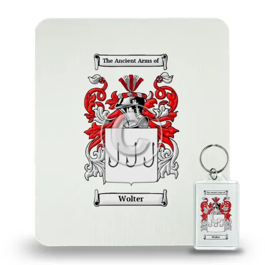 Wolter Mouse Pad and Keychain Combo Package