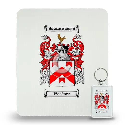 Woodrow Mouse Pad and Keychain Combo Package