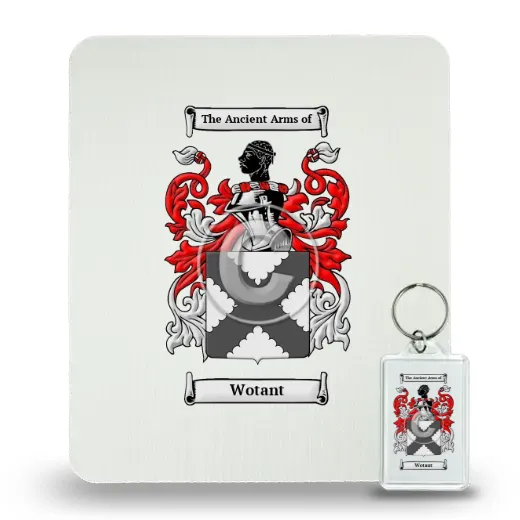 Wotant Mouse Pad and Keychain Combo Package