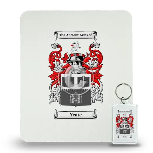 Yeate Mouse Pad and Keychain Combo Package