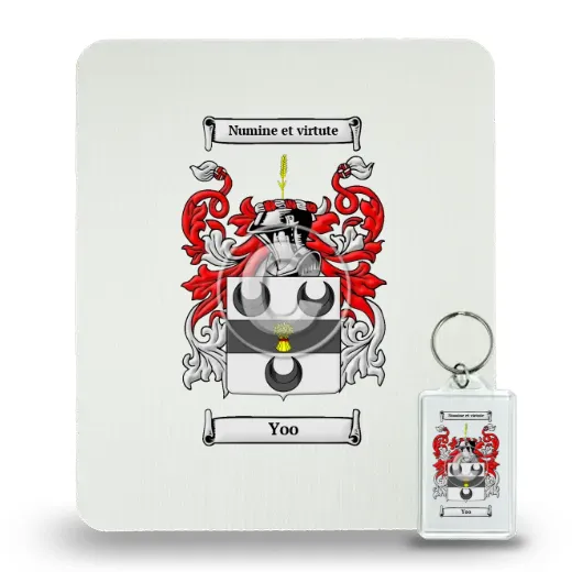 Yoo Mouse Pad and Keychain Combo Package