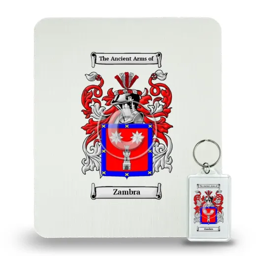 Zambra Mouse Pad and Keychain Combo Package