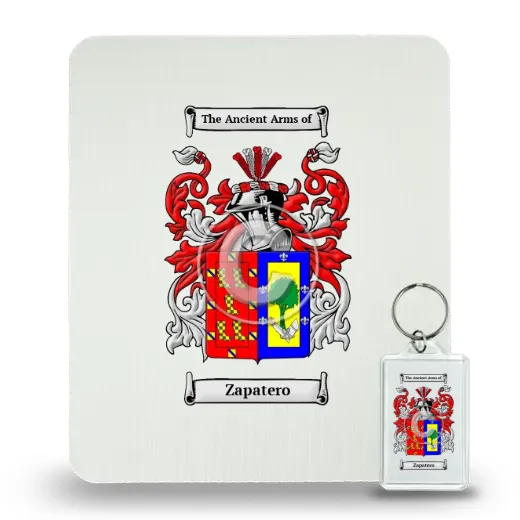Zapatero Mouse Pad and Keychain Combo Package