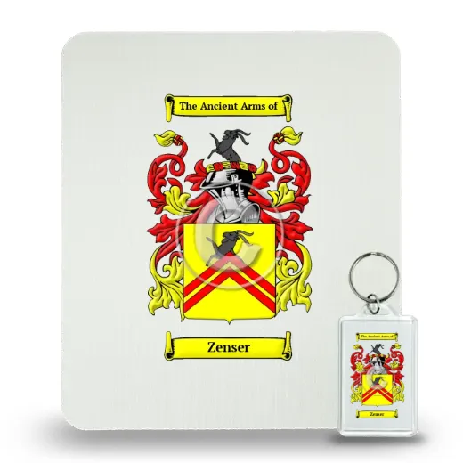 Zenser Mouse Pad and Keychain Combo Package